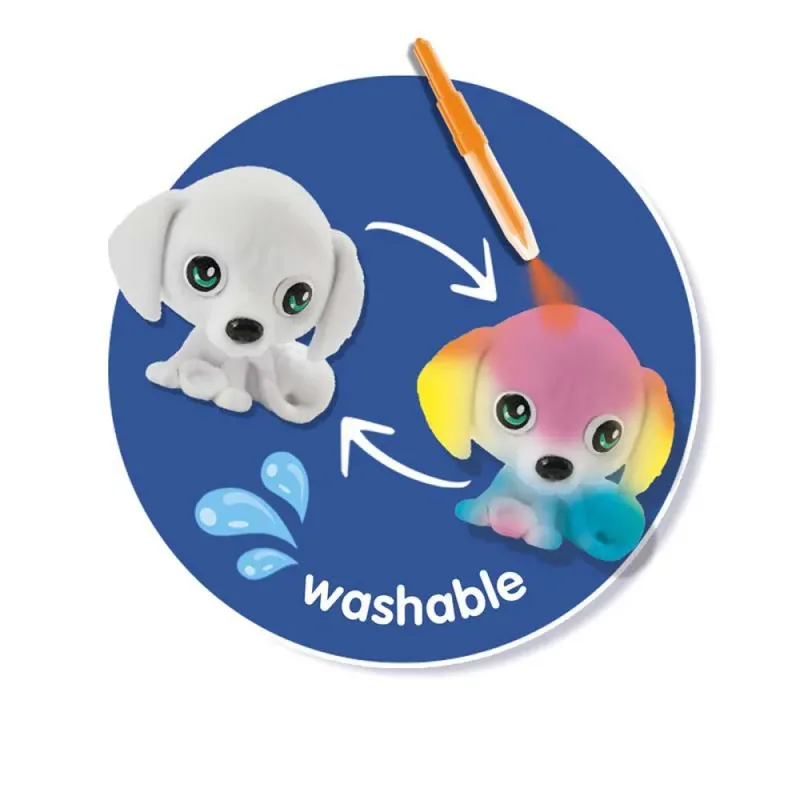 Blow Airbrush Pens - Puppies Surprise - Voor Meisjes vanaf 5 Jaar - 3 - Blaasstiften - Schoencadeautjes Sinterklaas by SES Creative in Puppy's – product photo 5 of 6