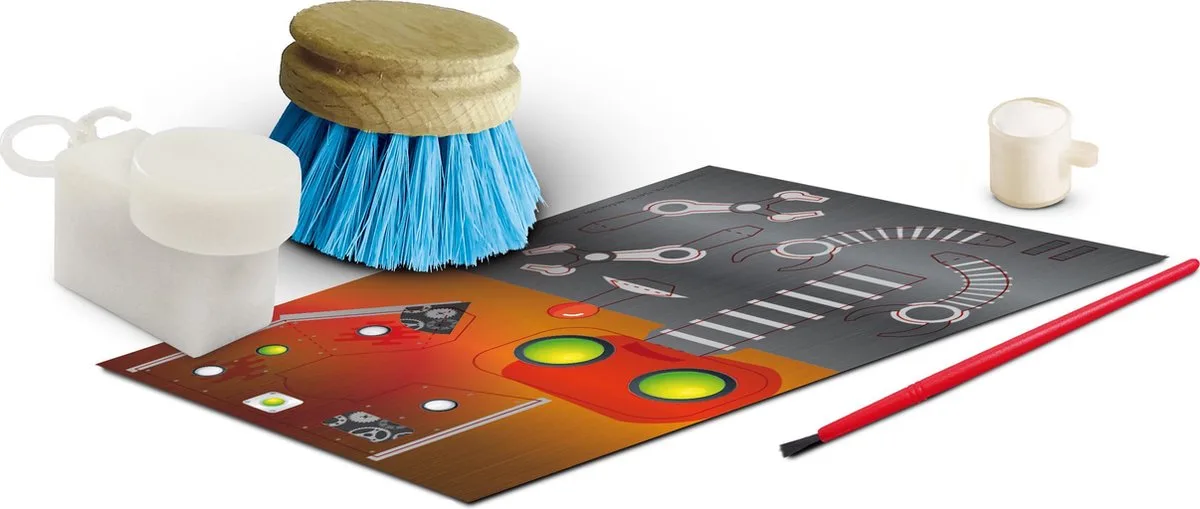 Borstelrobot de SES Creative en Bonte kleuren – photo du produit