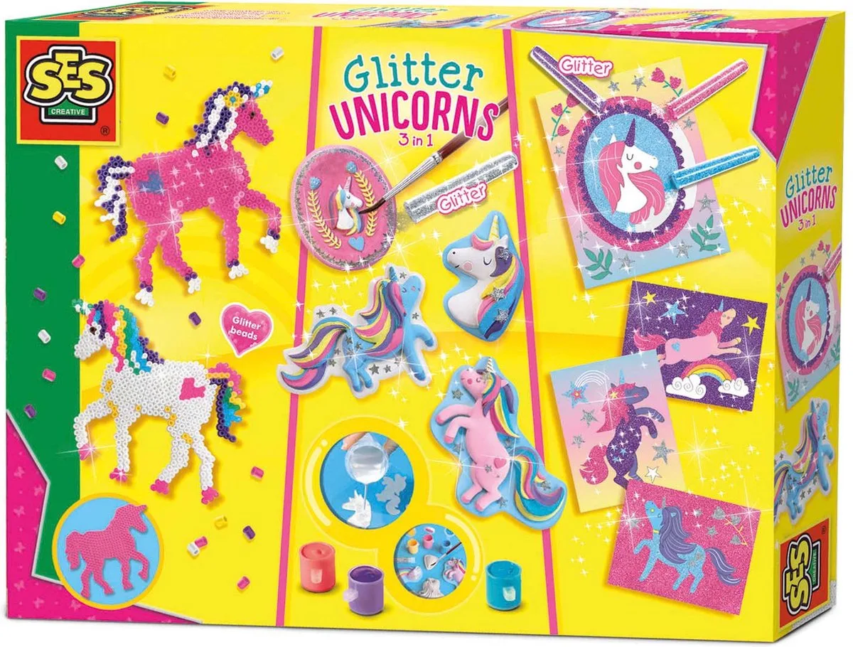 Eenhoorns Knutselset 3in1 von SES Creative – Produktfoto