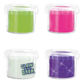 Må Bra Glödande Plastelina von SES Creative in Glow – groen, Rosa, Lila, Glow in the dark wit – Produktfoto 2 von 5