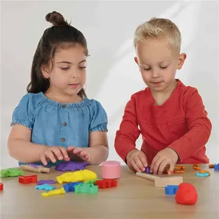 Må Bra Glödande Plastelina von SES Creative in Glow – groen, Rosa, Lila, Glow in the dark wit – Produktfoto 4 von 5