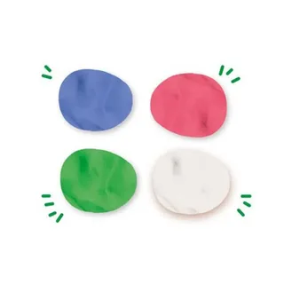 Feel Good Klei - Relax 4 Kleuren - Vanaf 1 Jaar - 4 x 90 g - Boetseerklei - Vegan en Glutenvrij - Schoencadeautjes Sinterklaas by SES Creative in Relax – roze, Licht groen, White, Purple – product photo 4 of 5