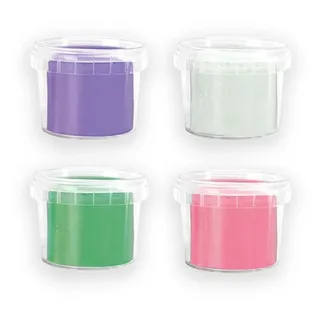 Feel Good Klei - Relax 4 Kleuren - Vanaf 1 Jaar - 4 x 90 g - Boetseerklei - Vegan en Glutenvrij - Schoencadeautjes Sinterklaas by SES Creative in Relax – roze, Licht groen, White, Purple – product photo 2 of 5