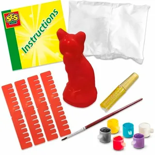 Gieten en Schilderen Set - 3D met Latex Gietmal - Vanaf 5 Jaar - Knutselen - Sneldrogend - Schoencadeautjes Sinterklaas från SES Creative i Kat – produktbild 5 av 5