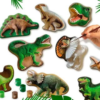 Gieten en Schilderen Set - Voor Jongens vanaf 5 Jaar - Knutselen - Sneldrogend - Schoencadeautjes Sinterklaas från SES Creative i Dinowereld – produktbild 3 av 4