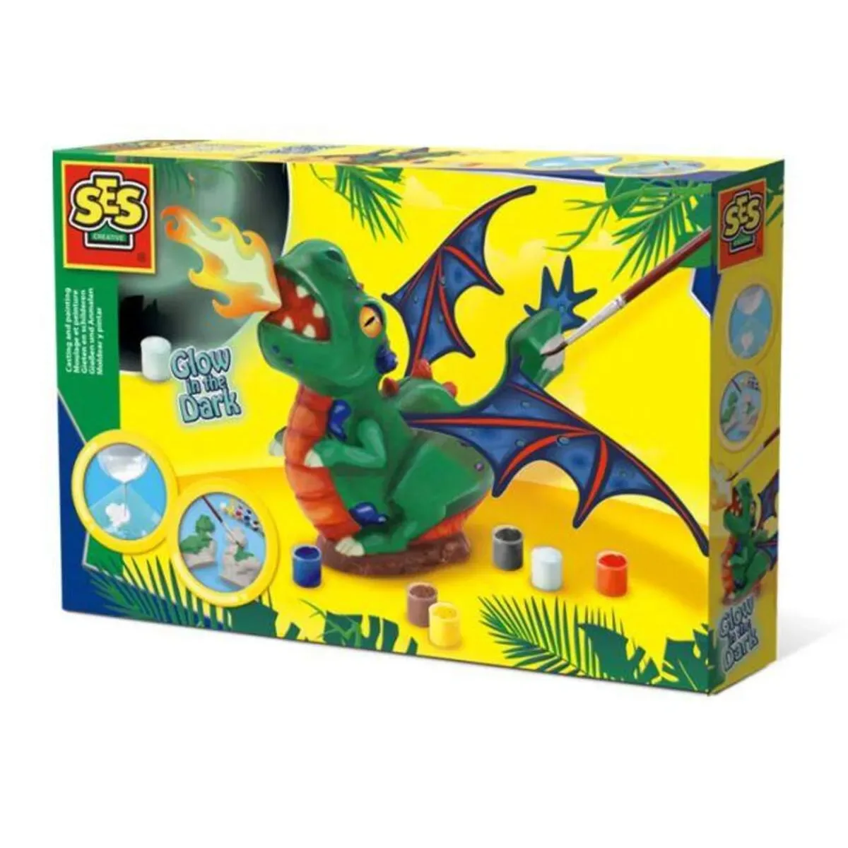 Gipsfigur großer Drache zum Selber Gießen und Anmalen de SES Creative – photo du produit