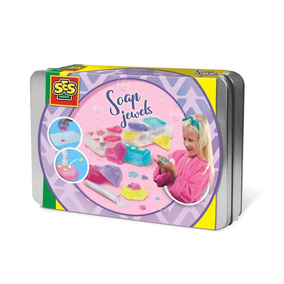 Glitzerseife Juwelen Geschenkdose de SES Creative – photo du produit