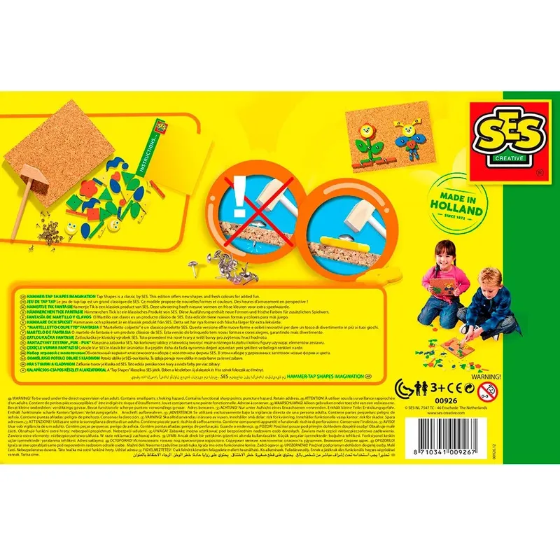 Hamertje Tik met Kurken Plankje - Vanaf 3 Jaar - Schoencadeautjes Sinterklaas by SES Creative in Fantasie – product photo 3 of 4