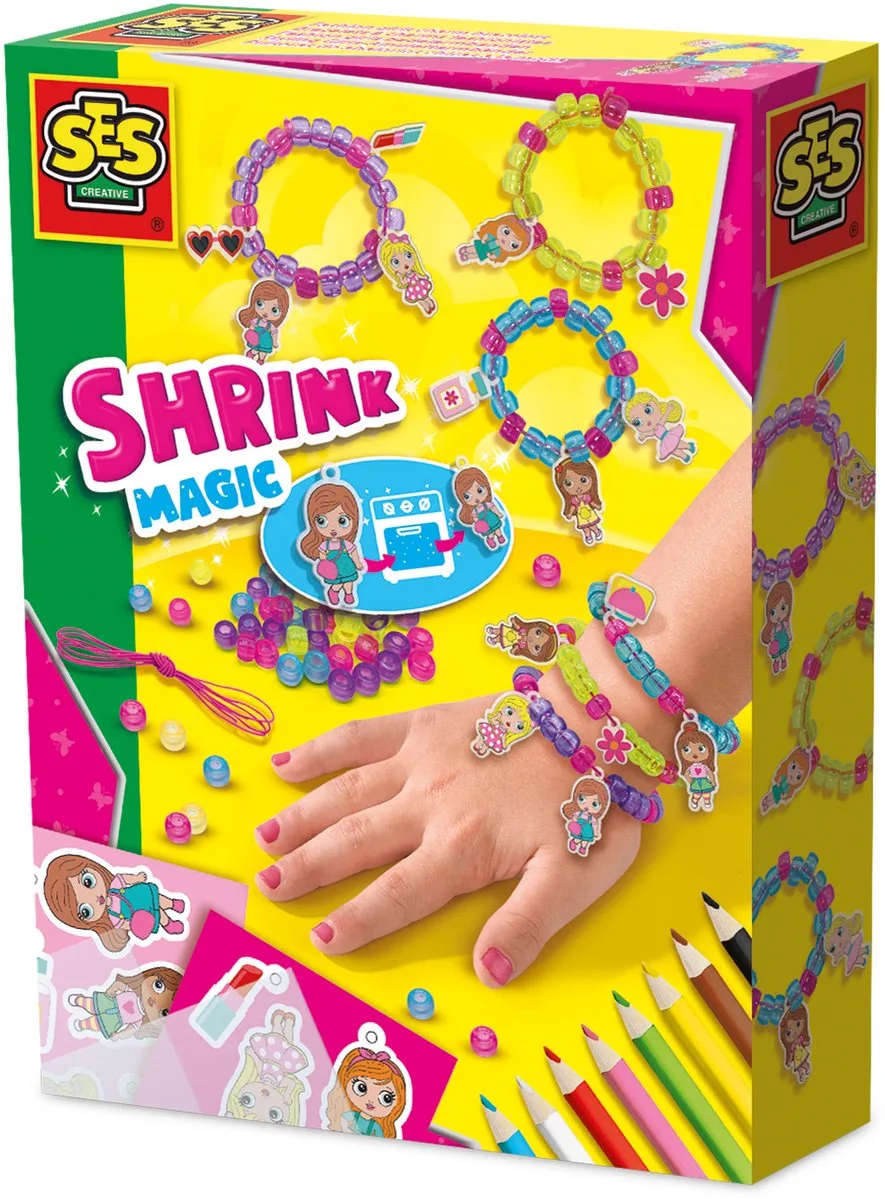 Hobby Pink - Knutselen Meisjes - Armbandjes maken - Vanaf 5 jaar de SES Creative en Fashion girls bedelarmbanden – photo du produit