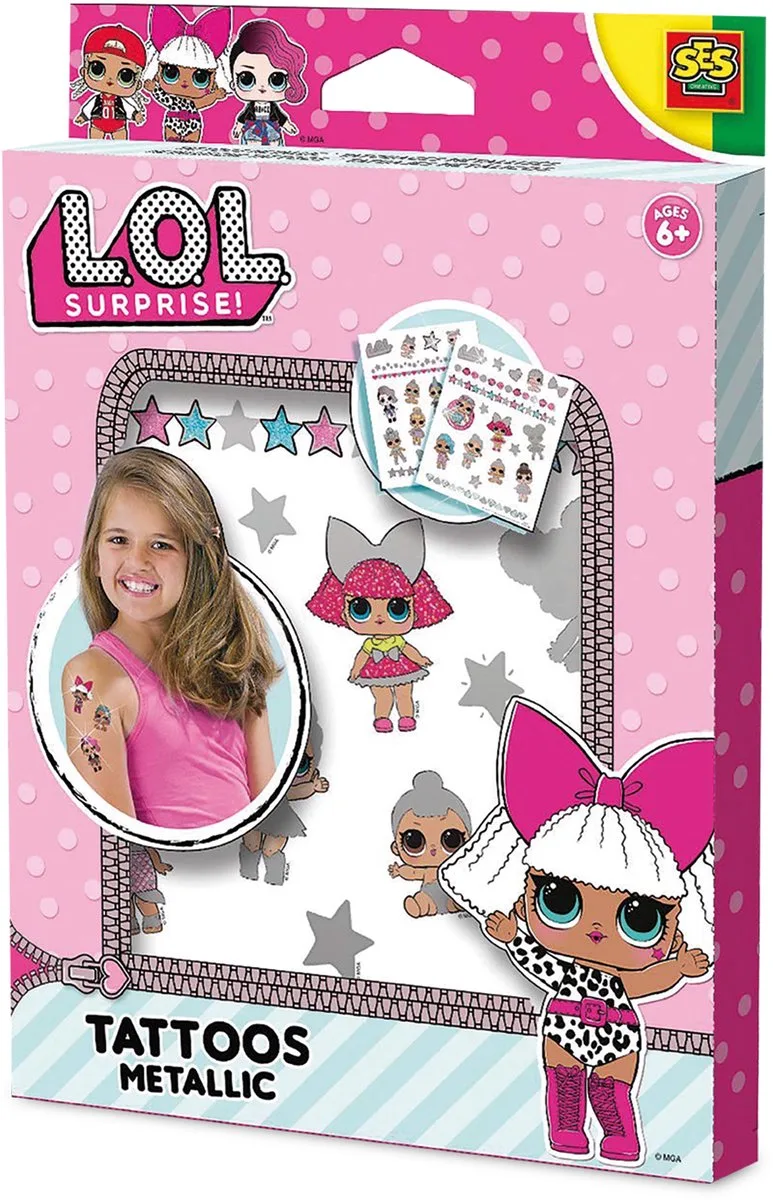 L.O.L. Tattoos Metallic de SES Creative en Tattoos metallic – photo du produit