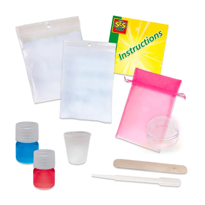 Maken met 2-Delige Mal - Voor Meisjes vanaf 8 Jaar - Experimenteerset - Schoencadeautjes Sinterklaas från SES Creative i Galaxy bad bruisballen – produktbild 2 av 4