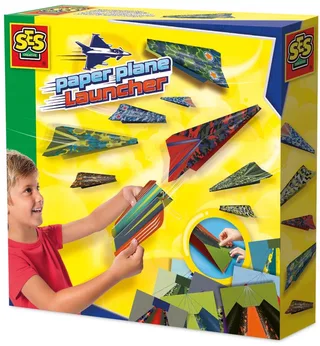 met Lanceerplatform - Voor Jongens vanaf 5 Jaar - Schoencadeautjes Sinterklaas från SES Creative i Papieren vliegtuigjes lanceren – produktbild 1 av 5