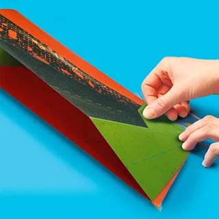 met Lanceerplatform - Voor Jongens vanaf 5 Jaar - Schoencadeautjes Sinterklaas från SES Creative i Papieren vliegtuigjes lanceren – produktbild 5 av 5