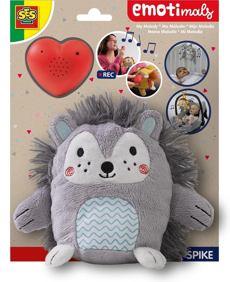 Mijn Melodie - de egel - zelf een berichtje of liedje inspreken fra SES Creative i Spike – produktbillede