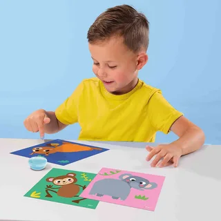 My First - 14 Kaarten - Vanaf 1 Jaar - Stickeren - Motorische Ontwikkeling - Schoencadeautjes Sinterklaas från SES Creative i Dierenstaarten plakken – produktbild 4 av 5