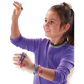 om te Versieren - Voor Meisjes vanaf 6 Jaar - Sieraden Maken - Schoencadeautjes Sinterklaas från SES Creative i Diamanzo ringen en armbanden – produktbild 3 av 4