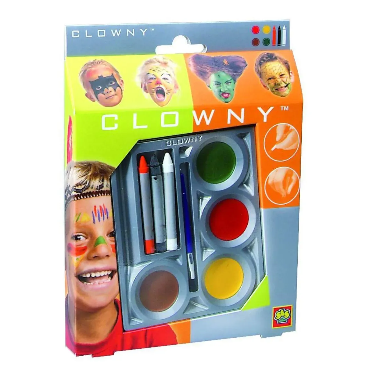 Schminkset / bestehend aus 3 Schminkstifte + 4 Farben de SES Creative en Rouge – photo du produit