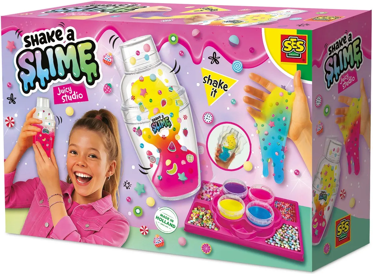 Shake-a-Slime Slijm - met Shakebeker - Voor Meisjes vanaf 5 Jaar - Glutenvrij - Schoencadeautjes Sinterklaas von SES Creative in Juicy Studio – Produktfoto
