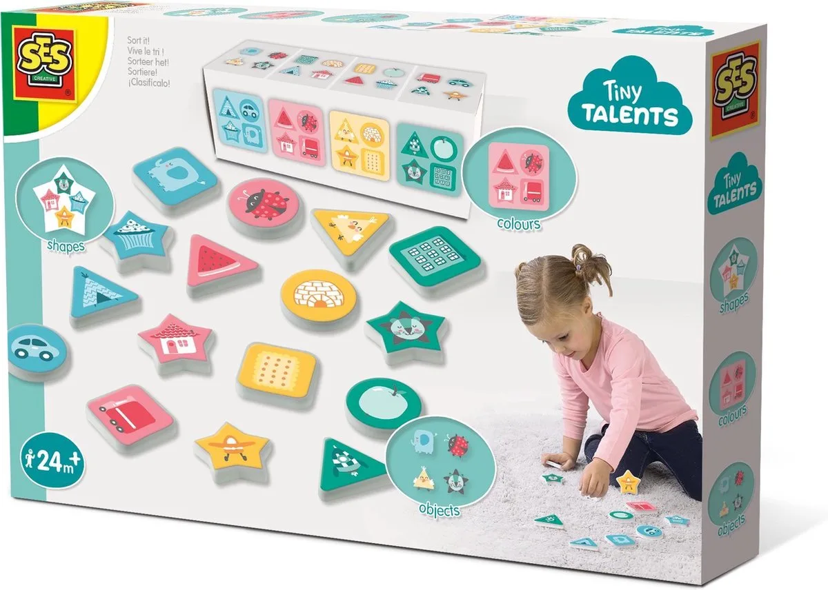 Sorteer het! - Tiny talents de SES Creative en Multicolore – photo du produit