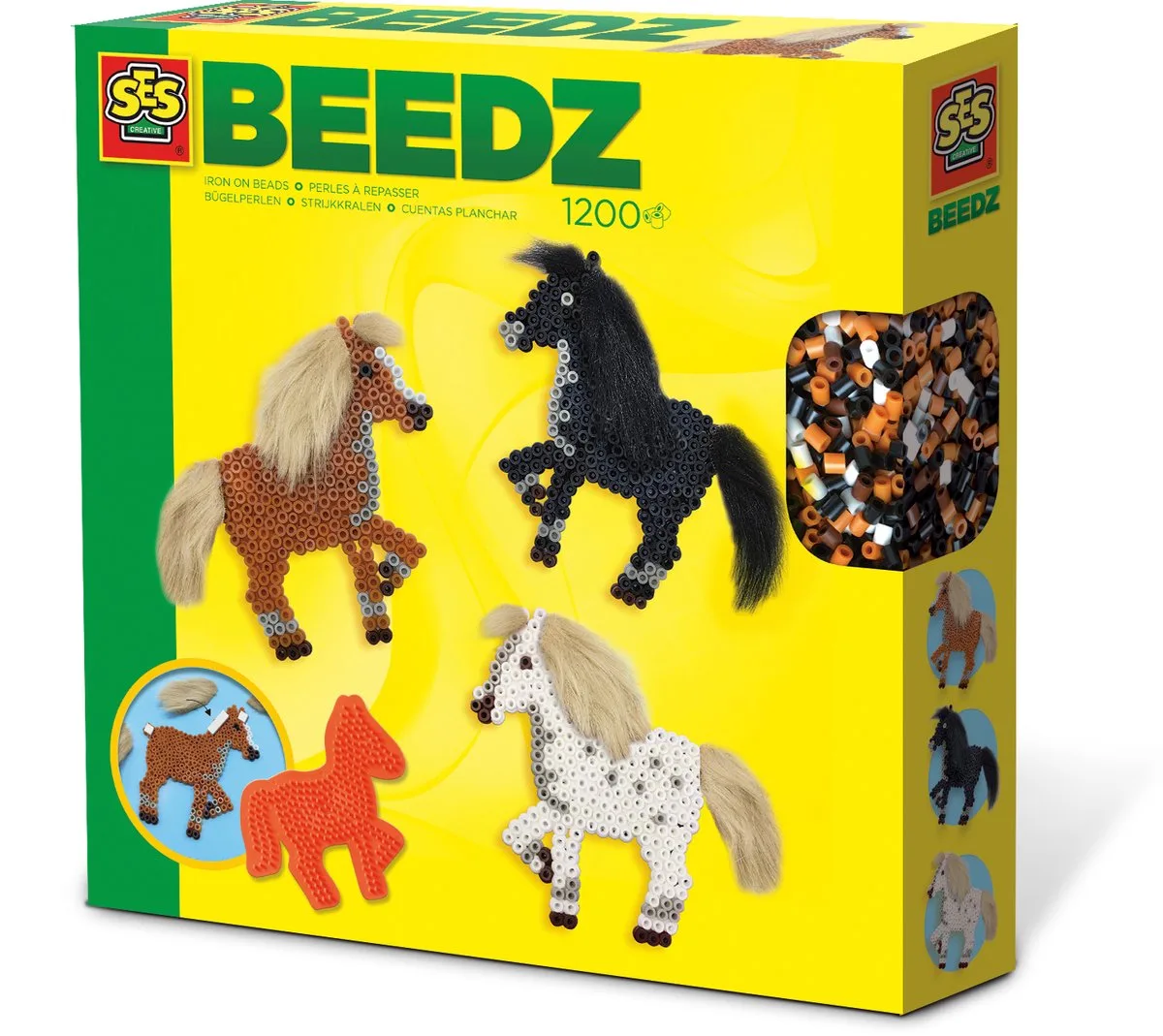 Strijkkralen - Paarden met manen fra SES Creative – produktbillede