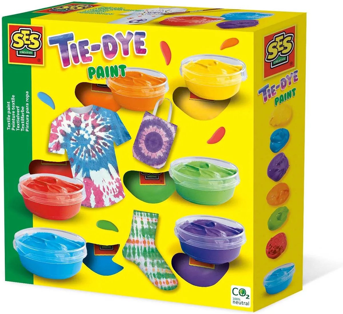 Tie-dye textielverf van SES Creative in Meerkleurig – productfoto