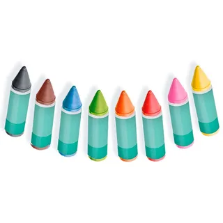 Tiny Talents voor Tegels en Bad - 8 Kleuren - Vanaf 2 Jaar - Badspeelgoed - Schoencadeautjes Sinterklaas från SES Creative i Badkrijt – produktbild 2 av 2