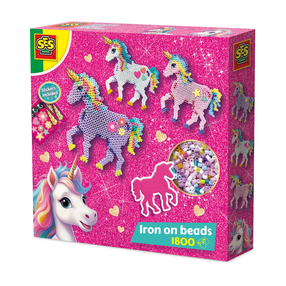 uicorn strijkkralen de SES Creative – photo du produit