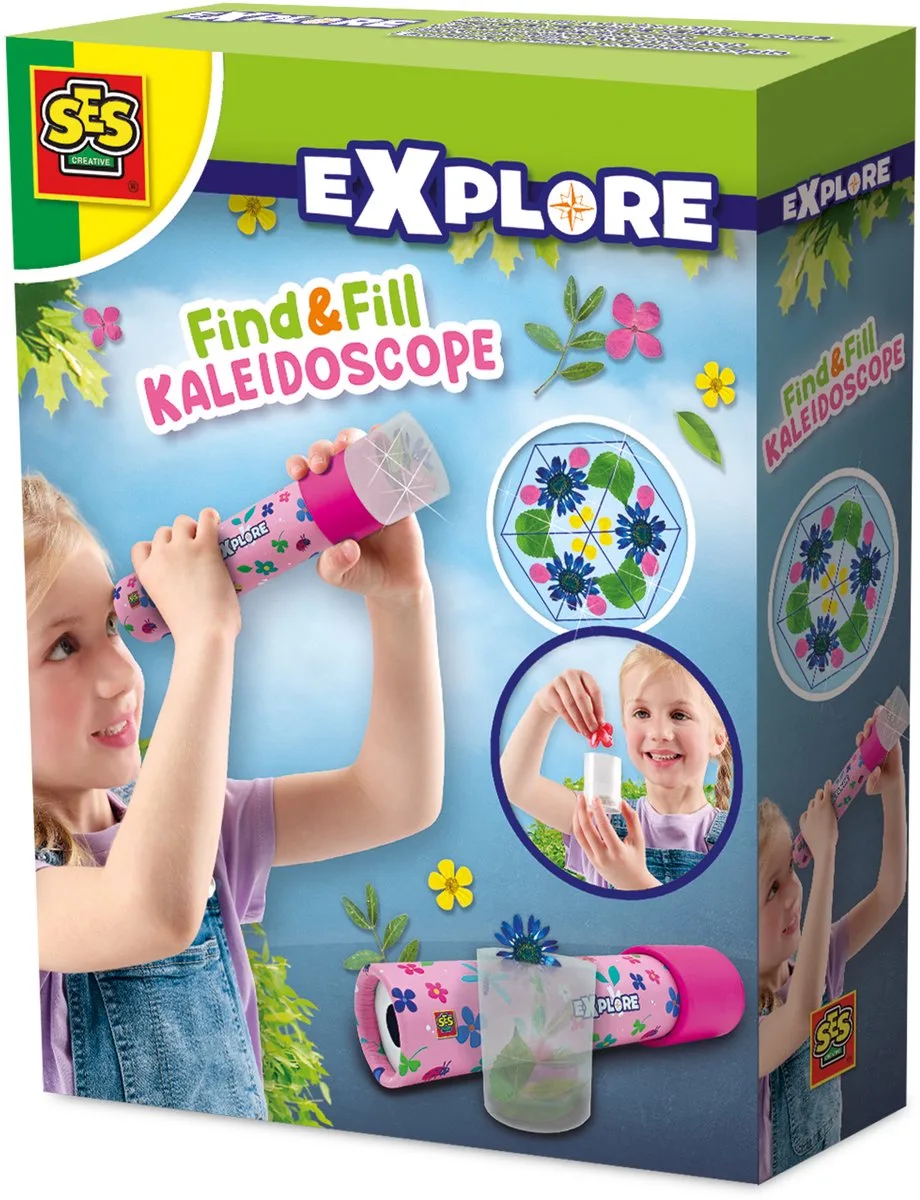 Vind en Vul met Transparante Opzetdop - Vanaf 3 Jaar - Buitenspeelgoed - Schoencadeautjes Sinterklaas by SES Creative in Caleidoscoop – product photo