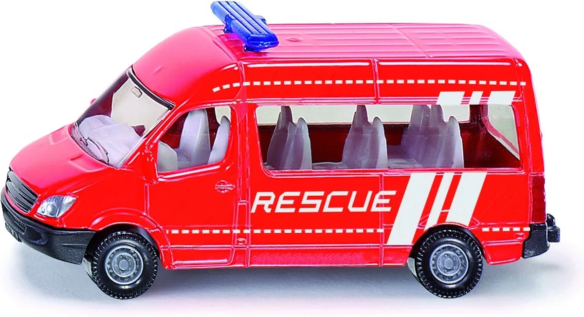 Brandweerbusje Rood (1082) de Siku en Rouge – photo du produit