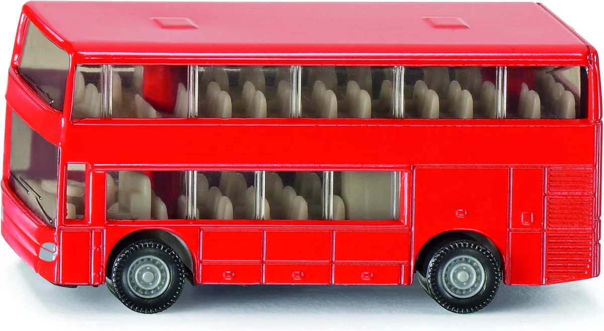 Dubbeldekker bus - speelgoed - modelauto från Siku i Röd – produktbild