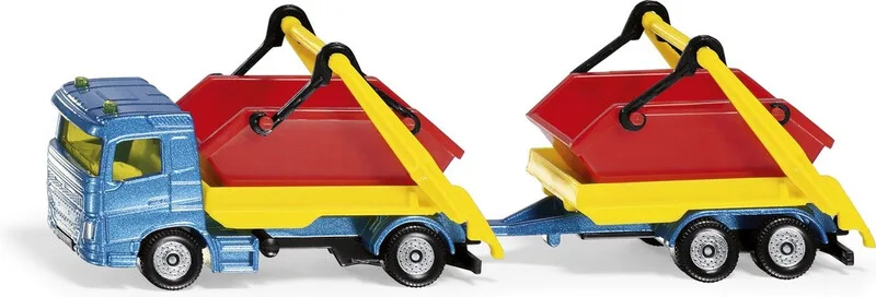 kipper en trailer speelgoedvoertuig - multikleur, 15,2 x 3,5 x 4,7 cm von Siku – Produktfoto