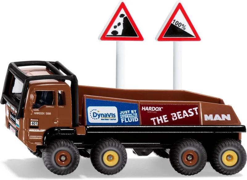 MAN truck 8 x 8 - bruin, 10,3 cm van Siku – productfoto