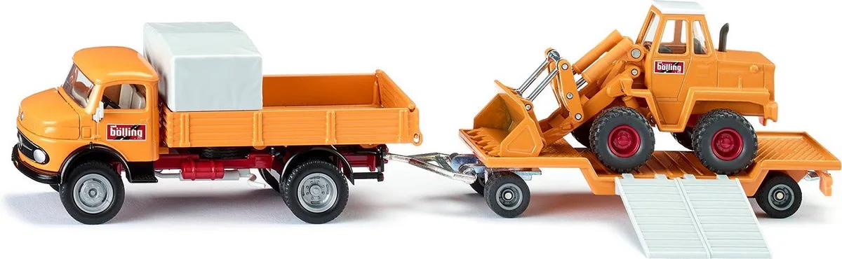 Mercedes-Benz 710 met Kramer 411 shovel Bölling - 4117 de Siku en Multicolore – photo du produit