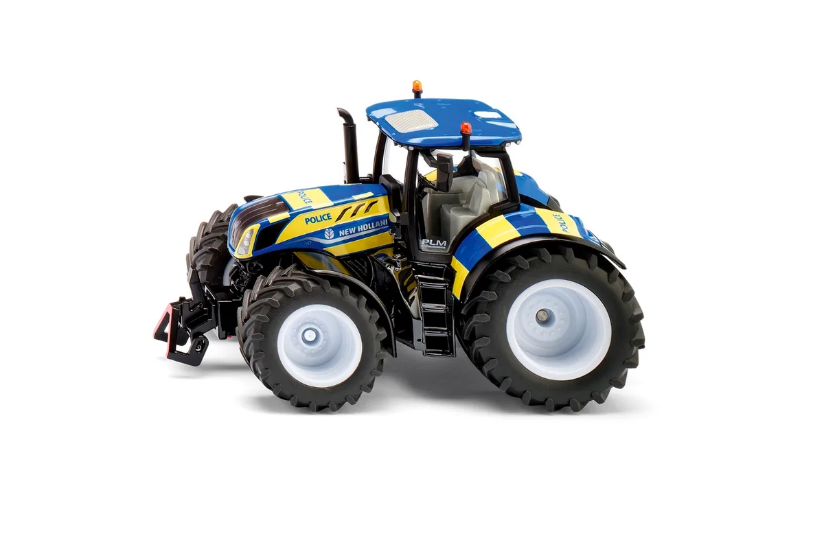 3297 FARMER New Holland Polizei Traktor, Modellfahrzeug von Siku – Produktfoto
