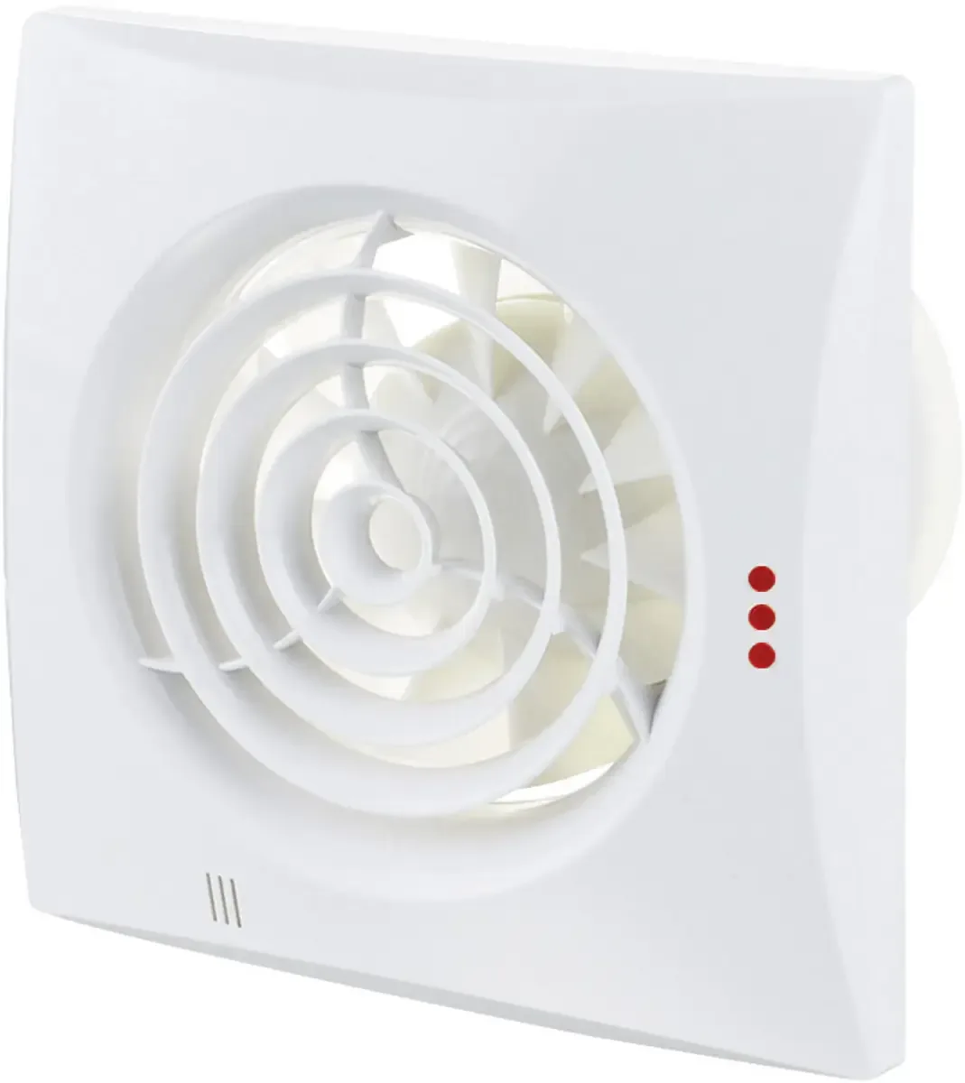 SIKU 100 Quiet TH Wand- en plafondventilator 230 V 97 m³/h 10 cm fra Siku i Hvid – produktbillede