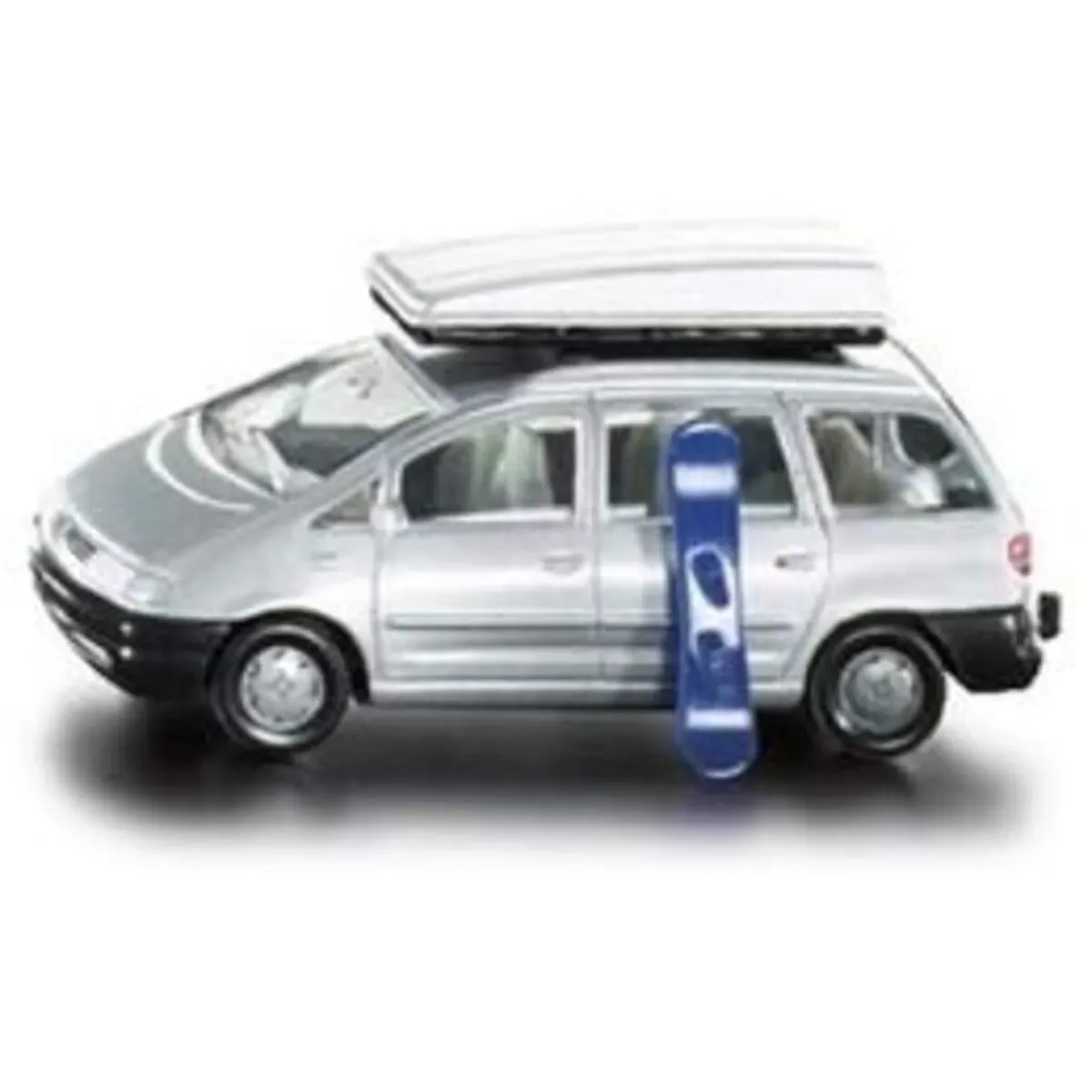 SIKU 1424 PKW mit Dachbox VW Sharan Farbe silber fra Siku – produktbillede