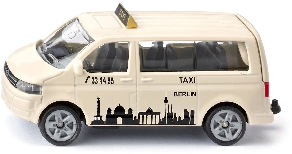 Siku 1555 VW T5 Taxi Van, Metaal/Kunststof de Siku en Multicolore – photo du produit