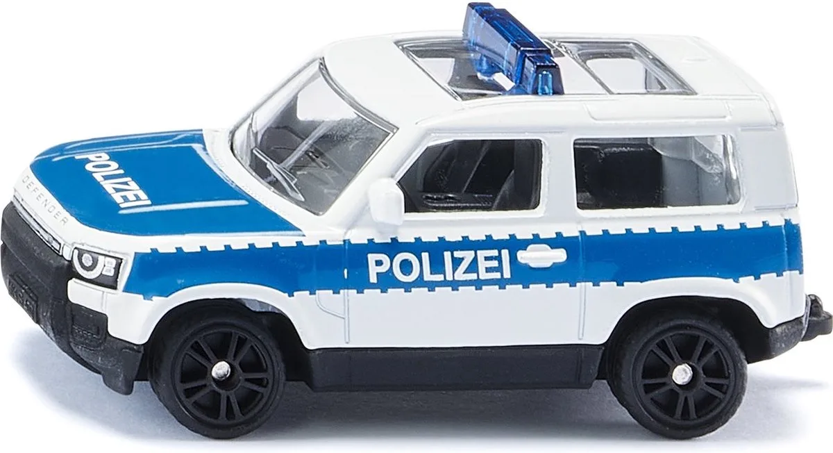 Siku 1569 Land Rover Defender Polizei de Siku en Bleu, Blanc – photo du produit