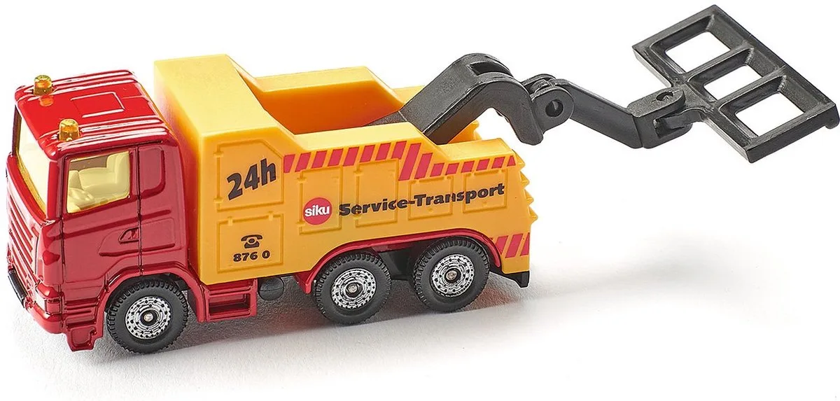 Siku Bergingswagen met bestelwagen från Siku i Rood+Geel – produktbild