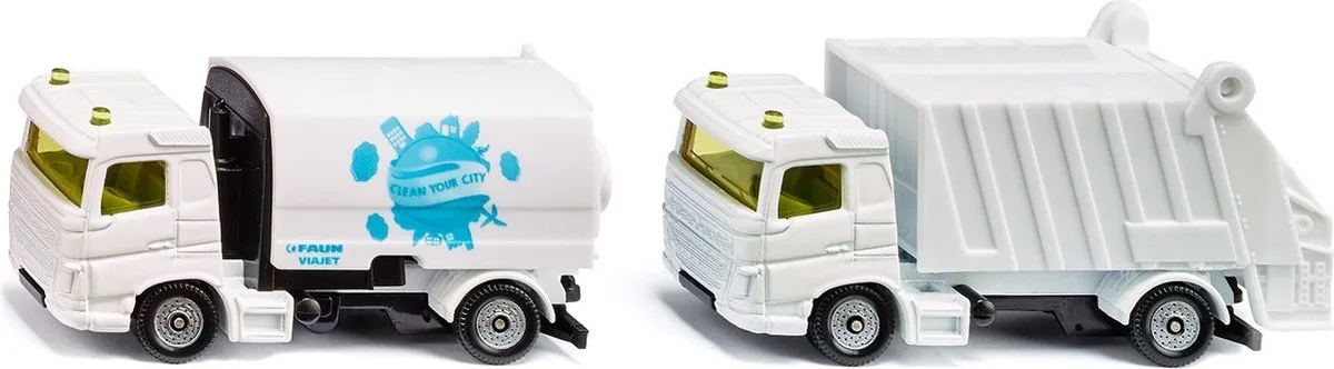 Siku 1687 Veegwagen En Vuilniswagen fra Siku i Blå – produktbillede