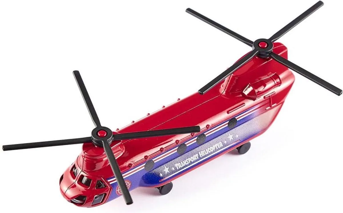 Siku 1689, Transport Helikopter, metaal/kunststof by Siku in Red – product photo