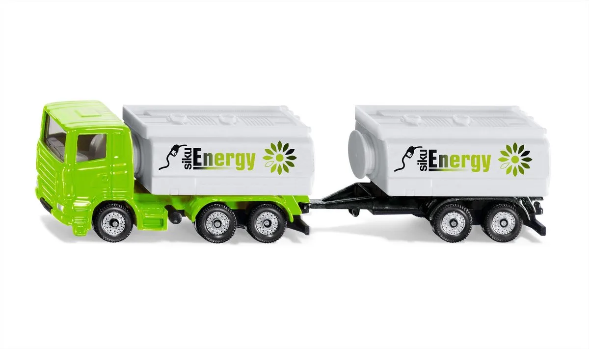 Energie Tankwagen en Trailer - Groen, 152 cm fra Siku i Grøn – produktbillede