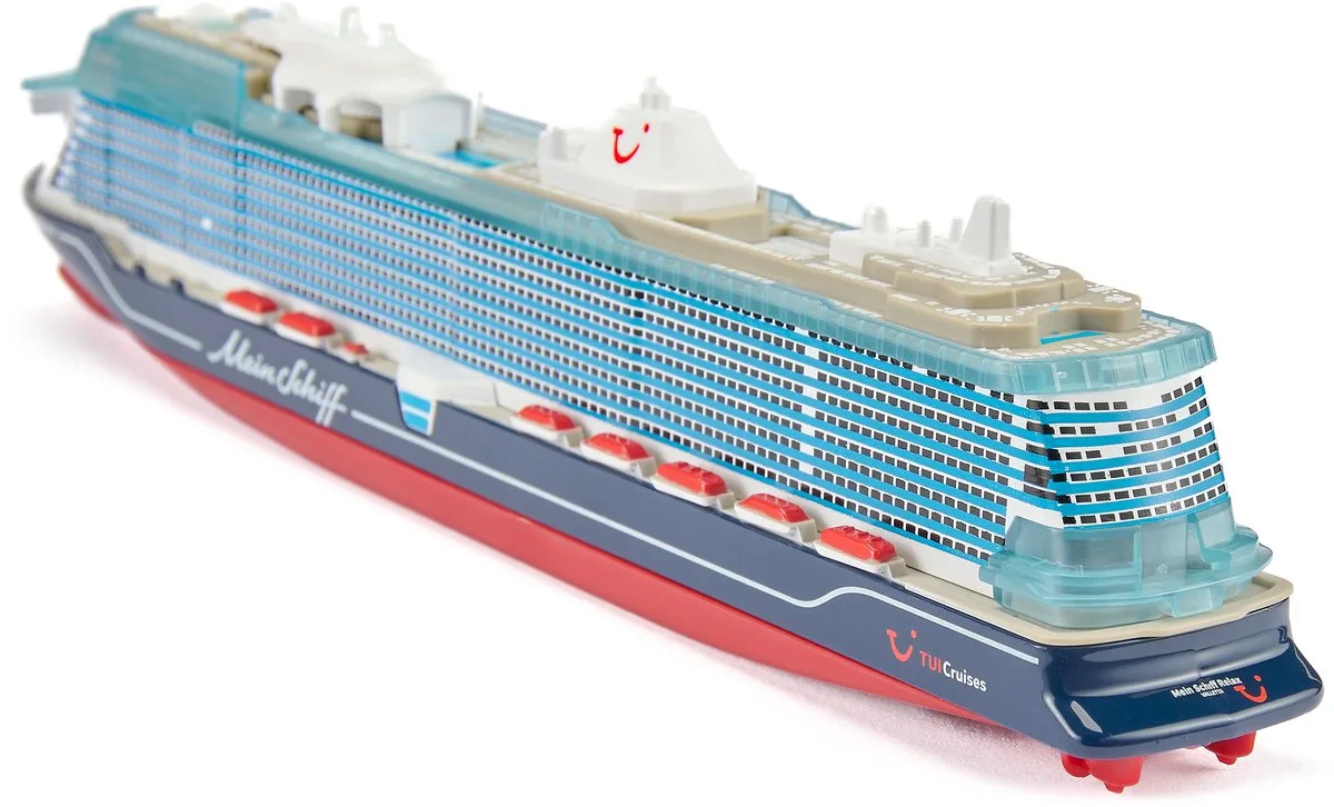 Siku 1731, Cruiseship "Mein Schiff Relax", schaal 1:1400, Metaal/kunststof, Niet-drijvend van Siku in Meerkleurig – productfoto