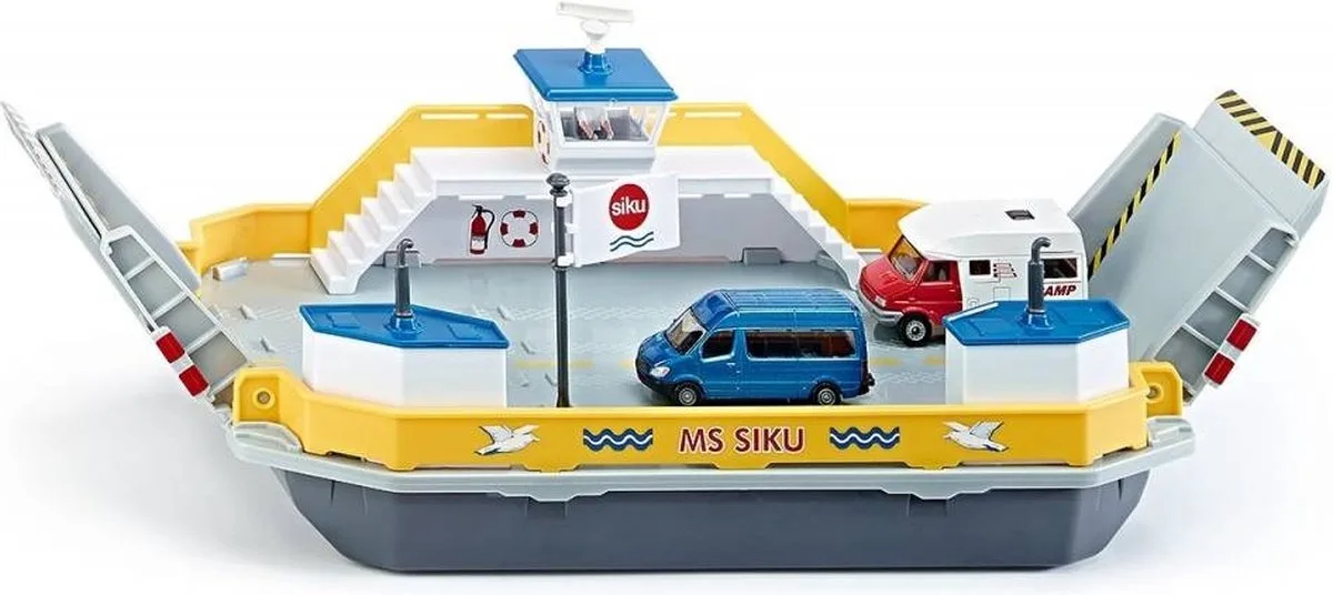 1750 SUPER Autofähre, Modellfahrzeug von Siku in Mehrfarbig – Produktfoto