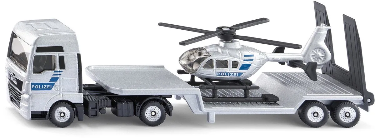 Siku 1759038, MAN Truck met ÖAMTC Helicopter, Metaal/Kunststof by Siku in Yellow – product photo