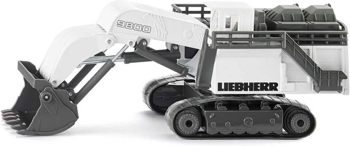 SIKU 1798, Liebherr R9800 mijnbouw graafmachine, schaal 1:87, metaal/kunststof de Siku en Blanc – photo du produit