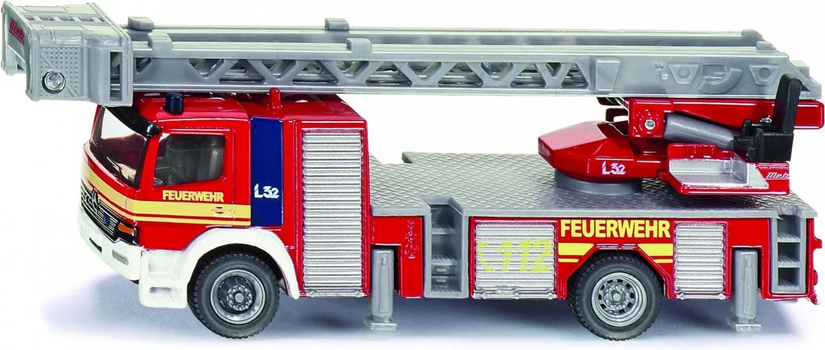 Siku 187 Feuerwehrfahrzeug von Siku in Rot – Produktfoto