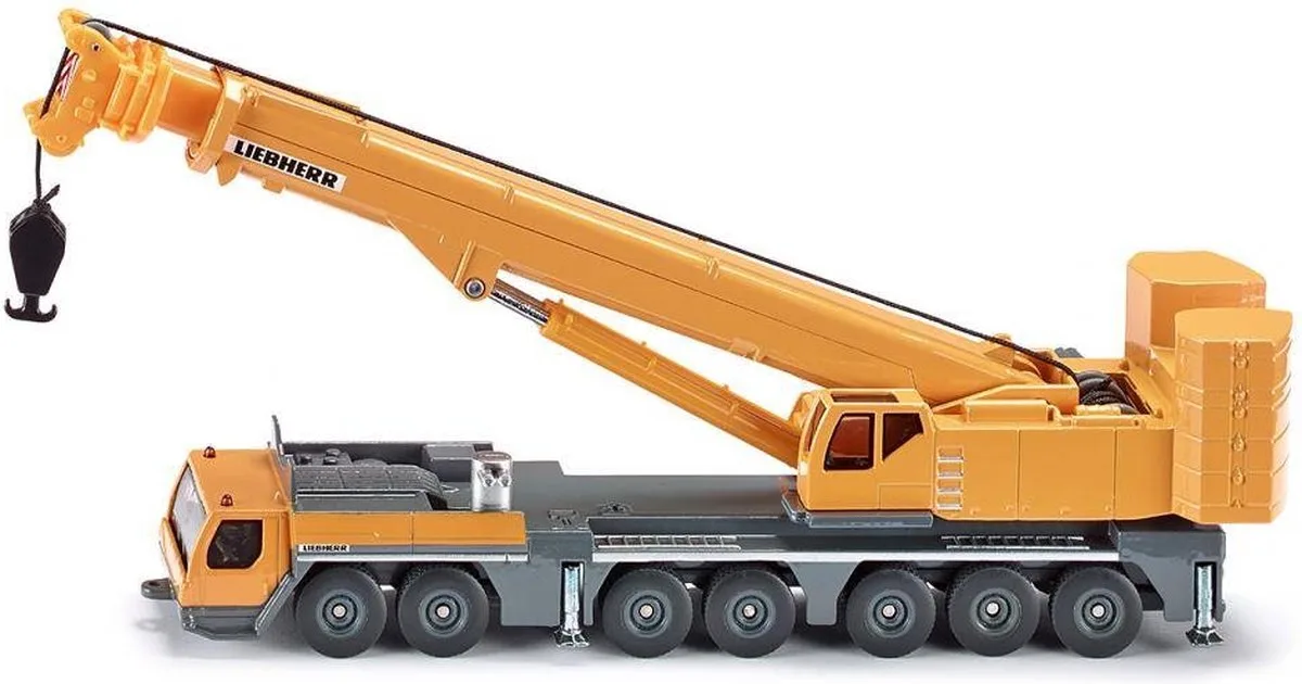 Siku 1:87 mobiele kraan Liebherr de Siku en Jaune – photo du produit