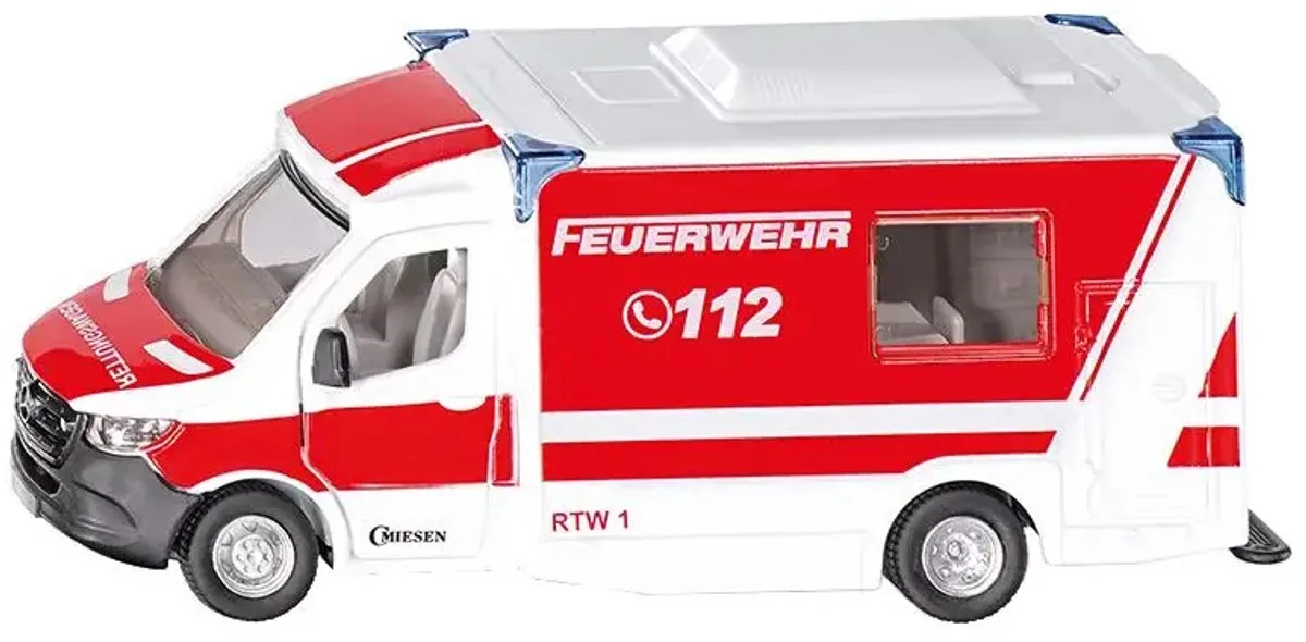 SIKU 1:50 Ambulance Mercedes från Siku i Röd – produktbild