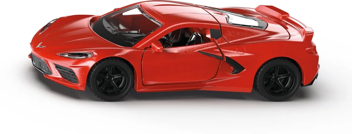 2359 SUPER Chevrolet Corvette Stingray, Modellfahrzeug von Siku in Rot – Produktfoto